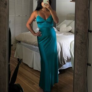 ❌SOLD❌ HOUSE OF HARLOW - Satin Maxi Dress